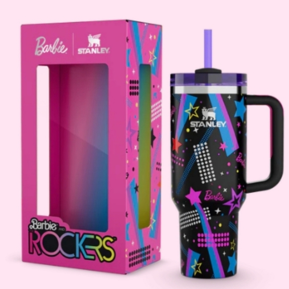 Stanley-Barbie 80's Rockers 40oz Quencher - Picture 1 of 8